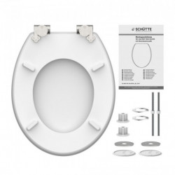 MDF High Gloss WC-Sitz OASIS, mit Absenkautomatik