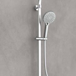 MADURA FRESH Overhead shower set, chrome, with thermostatic faucet