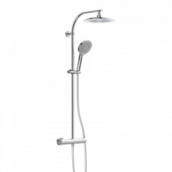 MADURA FRESH Overhead shower set, chrome, with thermostatic faucet