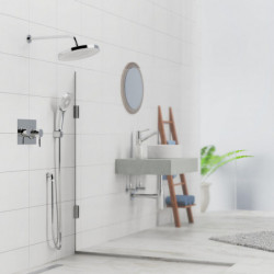 LA ROCHELLE Head shower, chrome/ white