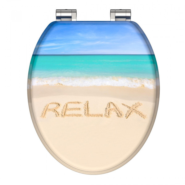 Abattant WC en MDF RELAX avec Frein de Chute Abattant WC en MDF RELAX avec Frein de Chute