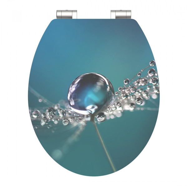 MDF HG WC-Bril WATER DROP met Valrem MDF HG WC-Bril WATER DROP met Valrem