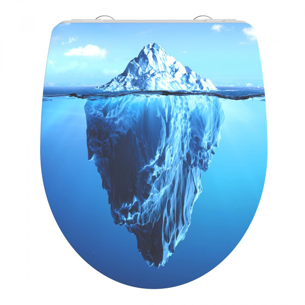 Duroplast High Gloss WC-Sitz ICEBERG, mit Absenkautomatik und Schnellverschluss Duroplast High Gloss WC-Sitz ICEBERG, mit Absenkautomatik und Schnellverschluss