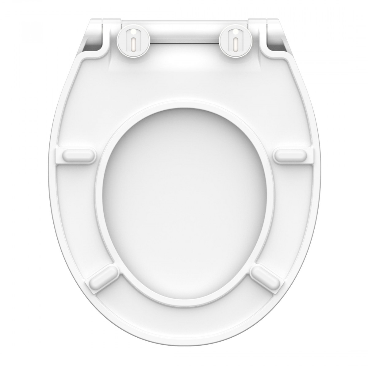 Abattant WC en Duroplast Extra Fin SLIM WHITE avec Frein de Chute et Déclipsable