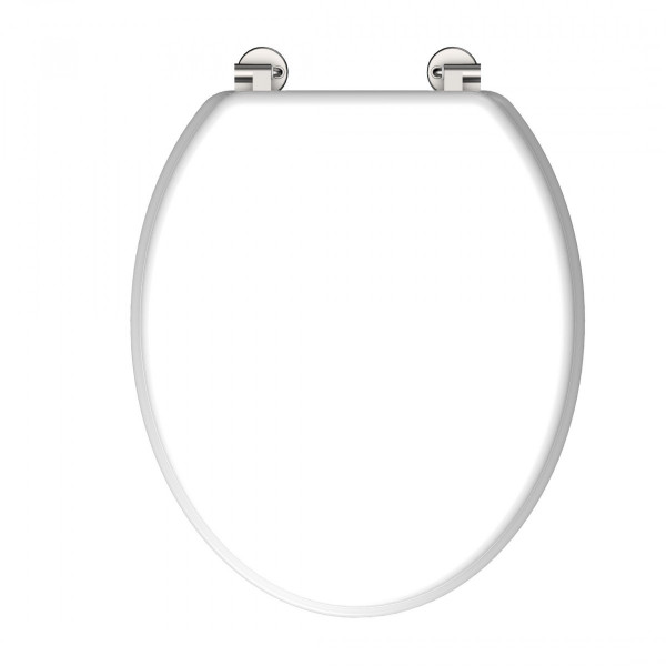 Moulded Wood Toilet Seat WHITE Moulded Wood Toilet Seat WHITE
