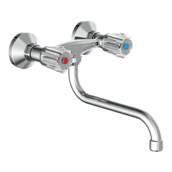 BRILLANT Wand-Spültischarmatur, Chrom BRILLANT Wand-Spültischarmatur, Chrom