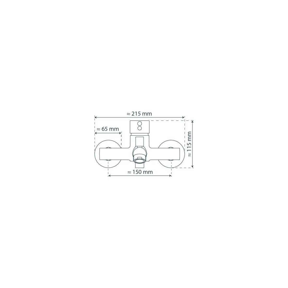 LAURANA Bathtub mixer, chrome