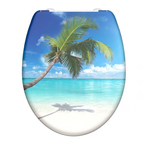 Duroplast WC-Sitz CARRIBEAN, mit Absenkautomatik und Schnellverschluss Duroplast WC-Sitz CARRIBEAN, mit Absenkautomatik und Schnellverschluss