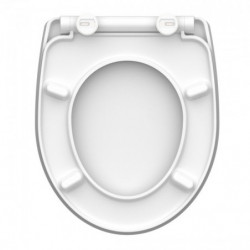 Duroplast High Gloss WC-Sitz WATER LILY, mit Absenkautomatik und Schnellverschluss