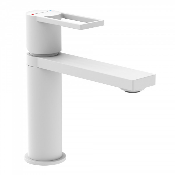 MANHATTAN Wash basin mixer, White matt MANHATTAN Wash basin mixer, White matt
