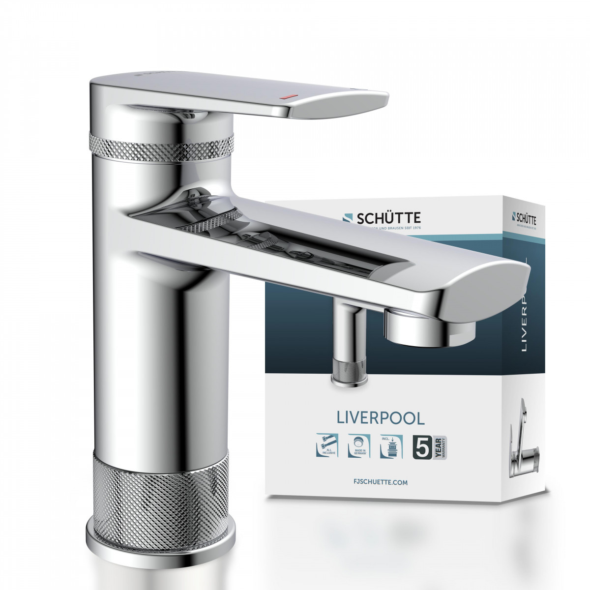 LIVERPOOL Wash basin mixer, chrome