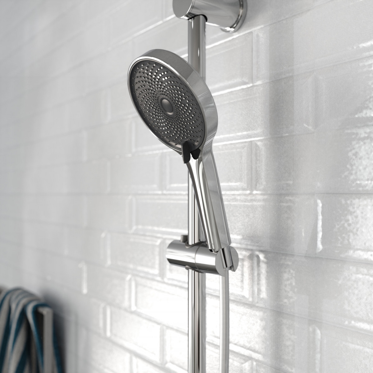 SAMOA RAIN Hand shower, chrome/ anthracite