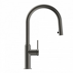 BLACKPOOL mitigeur cuisine avec bec extractible, graphite mat