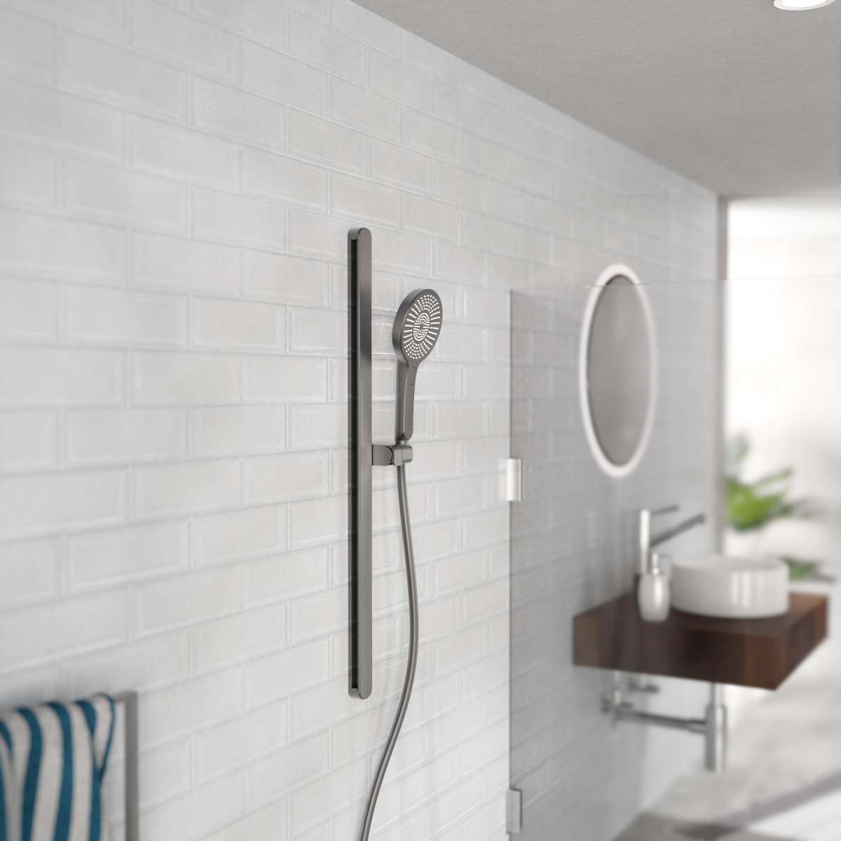 KARIBIK set de douche à barres, graphite mat