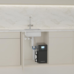 AQUASTAR PREMIUM, Sprudelwasser-Armatur mit Kühl- und Filtersystem, Edelstahloptik