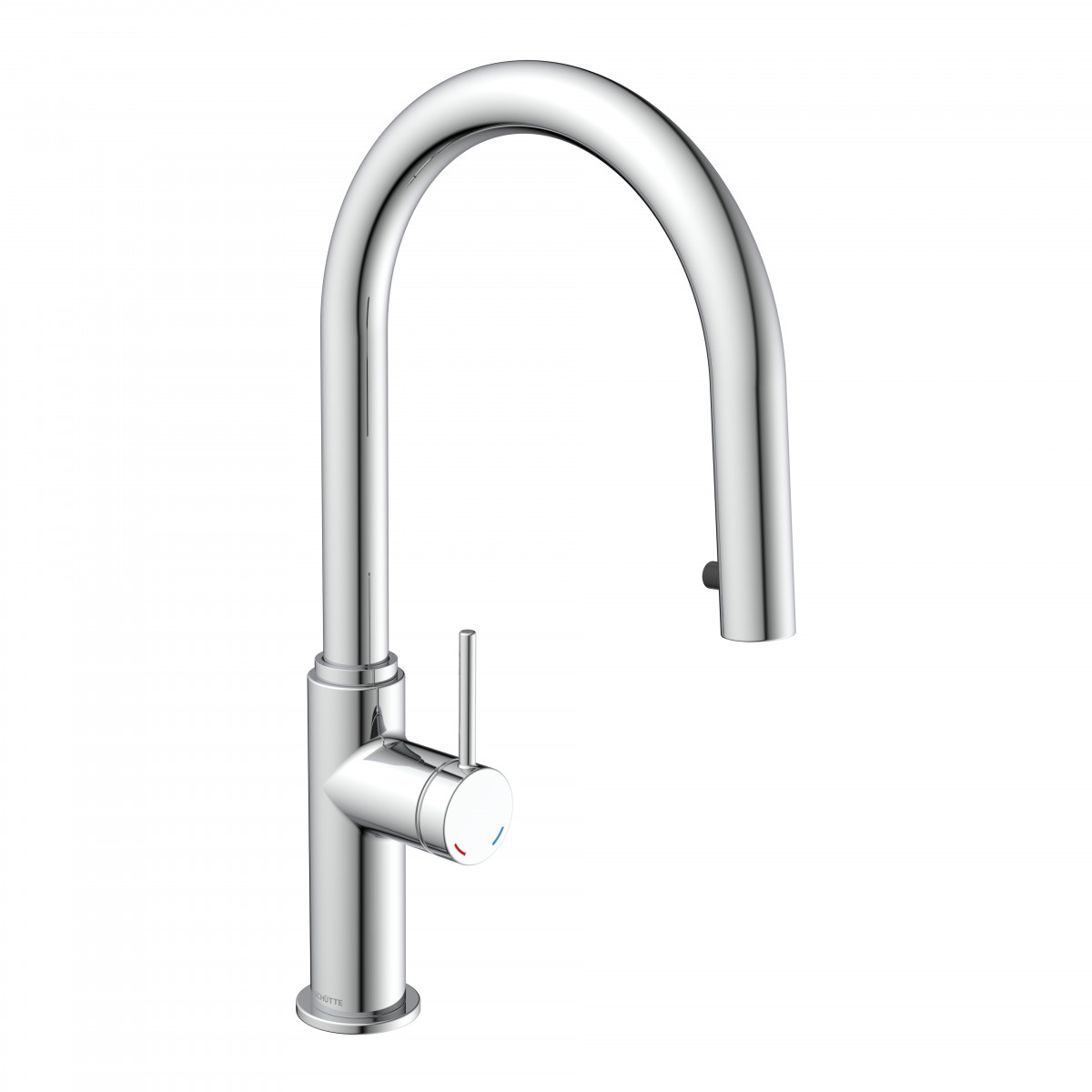 BLACKPOOL Sink mixer, chrome, with pull-out spout