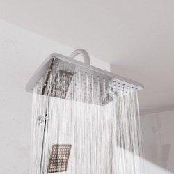 MALLORCA Set de douche à l'envers, Chromé