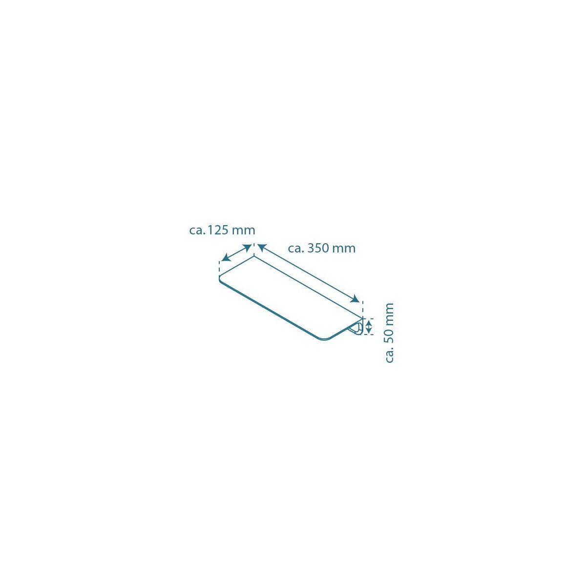 Shower tray, anthracite, adhesive