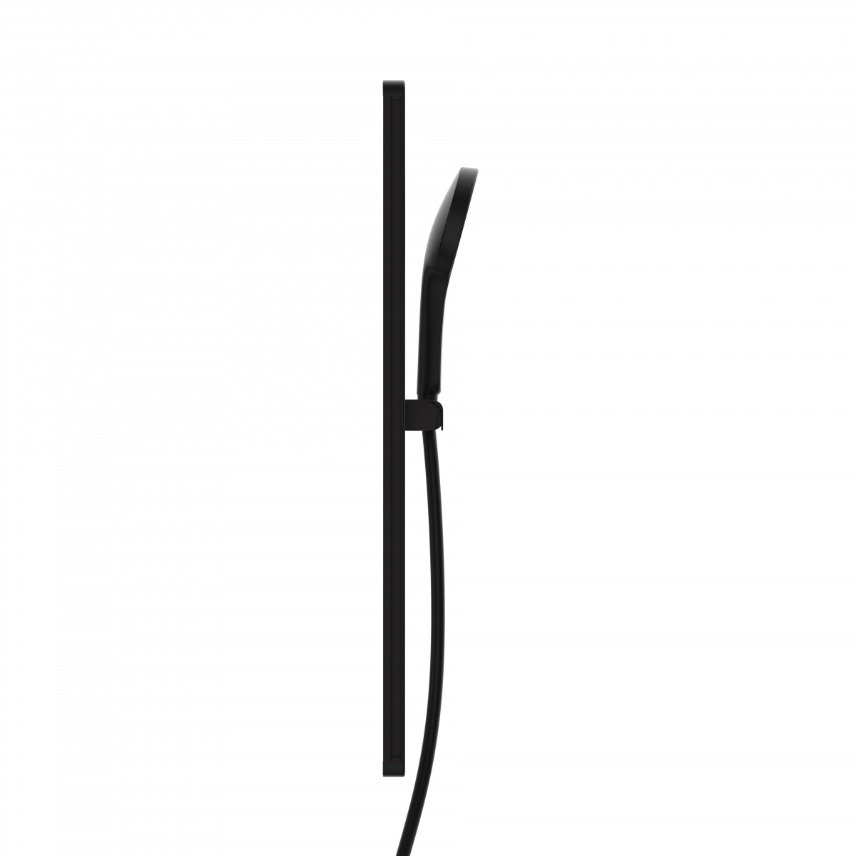 KARIBIK Shower rail set, Black matt