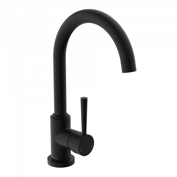 CORNWALL Sink mixer low pressure, black matt CORNWALL Sink mixer low pressure, black matt