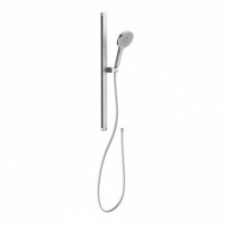 KARIBIK Shower rail set, chrome/ light grey