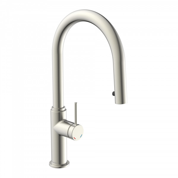 BLACKPOOL Sink mixer, stainles steel look, with pull-out spout BLACKPOOL Sink mixer, stainles steel look, with pull-out spout