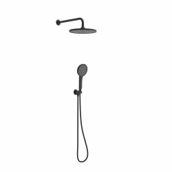 KARIBIK complete doucheset, zwart mat, voor de douche