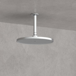 KARIBIK complete shower set, chrome/light grey, for the shower