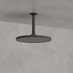 KARIBIK complete shower set, black matt, for the shower