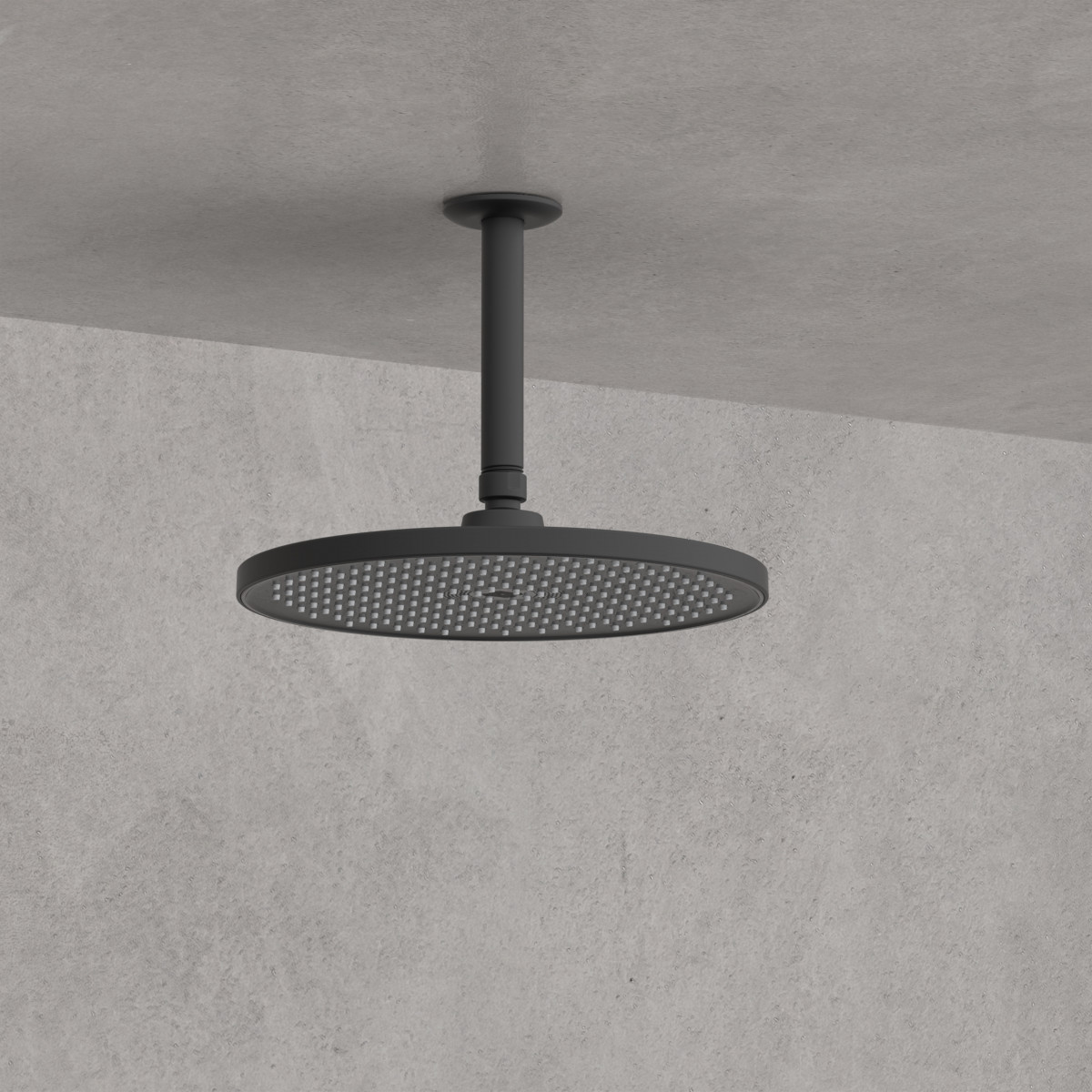 KARIBIK complete shower set, black matt, for the shower