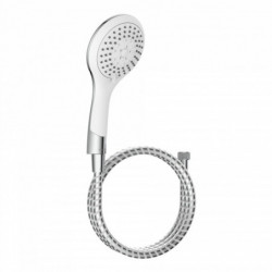 BROADWAY Handdouche set, Chroom/wit
