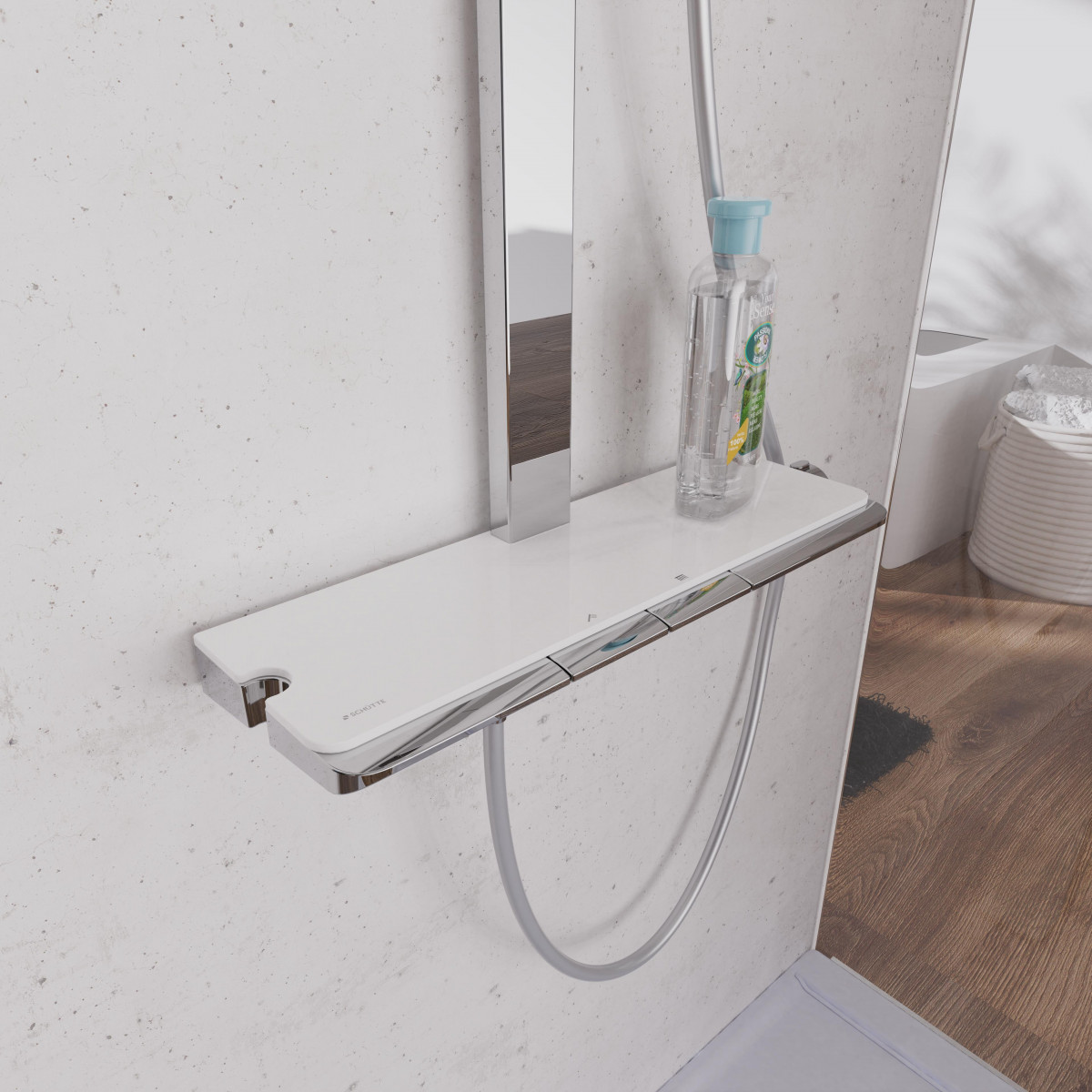 SCHÜTTE HAWAII Overhead showerset, chrome/white