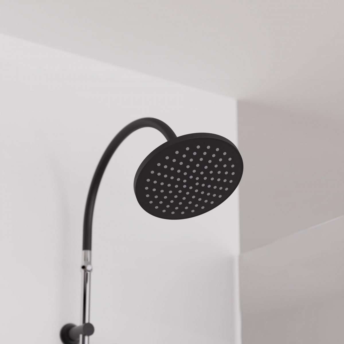 SCHÜTTE Überkopf-Brauseset MATAO RAIN, Schwarz matt