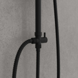 SCHÜTTE Überkopf-Brauseset TOKYO, Schwarz matt
