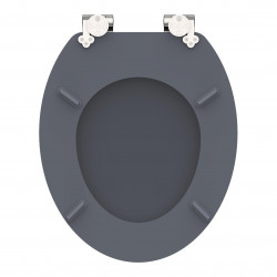 MDF WC-Bril SPIRIT ANTHRAZIT met Valrem