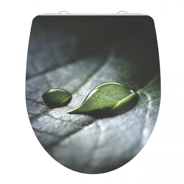 Abattant WC en Duroplast HG RAINDROP avec Frein de Chute et Déclipsable Abattant WC en Duroplast HG RAINDROP avec Frein de Chute et Déclipsable