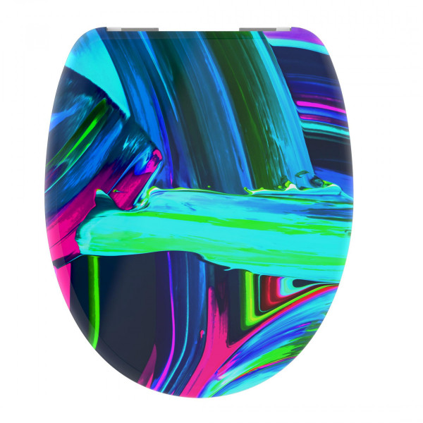 Duroplast WC-Sitz, NEON PAINT, mit Absenkautomatik Duroplast WC-Sitz, NEON PAINT, mit Absenkautomatik