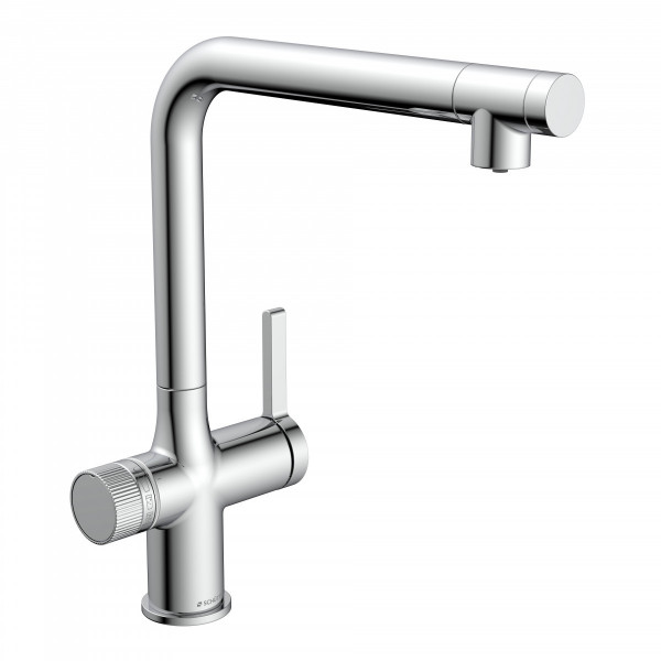 AQUASTAR PREMIUM, sparkling water tap with cooling and filter system, chrome AQUASTAR PREMIUM, sparkling water tap with cooling and filter system, chrome