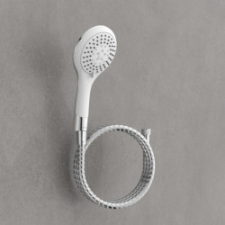 BROADWAY Handdouche set, Chroom/wit