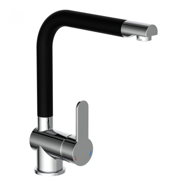 RIO Sink mixer, chrome/black matt RIO Sink mixer, chrome/black matt