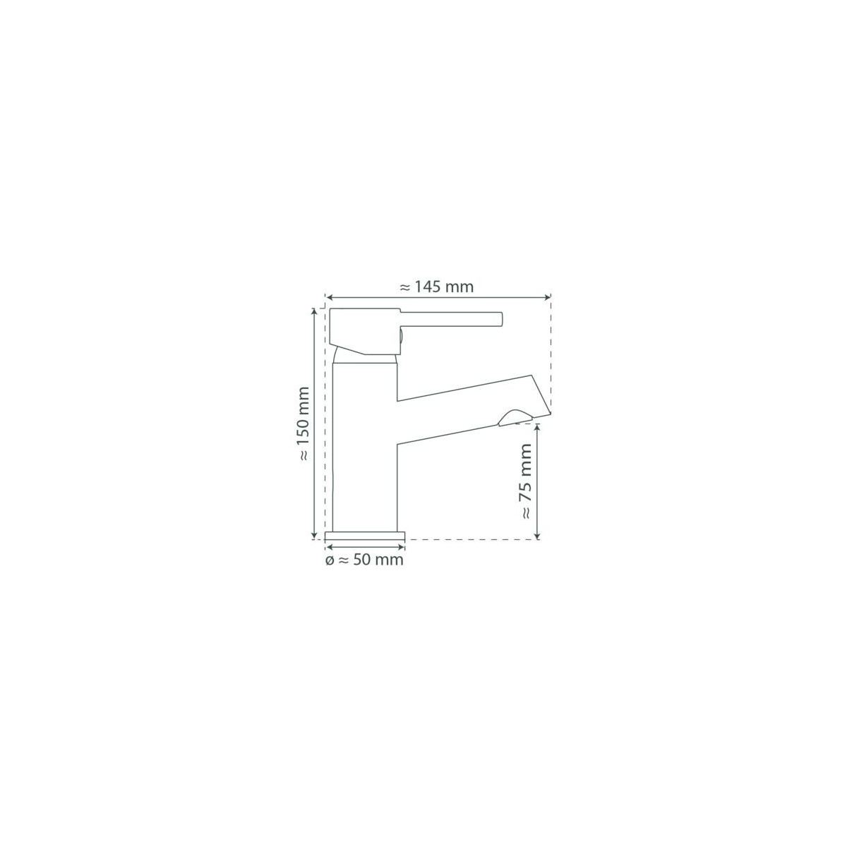 LAURANA Wash basin mixer, chrome