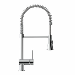 CORNWALL Sink mixer low pressure, chrome, with spiral spring