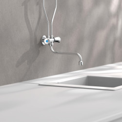 Sink mixer low pressure, chrome, for 5 liter over sink boiler