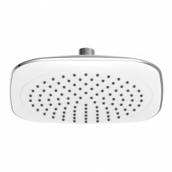 TENERIFFA Überkopf-Brauseset, Chrom/Weiß