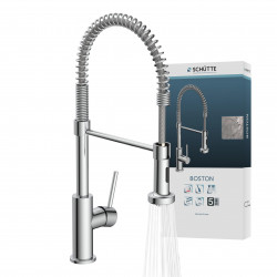 BOSTON Sink mixer, chrome, with spiral spring
