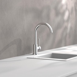 CORNWALL Sink mixer low pressure, chrome