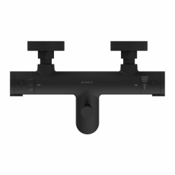 LONDON Mitigeur thermostatique de baignoire, Noir Mat