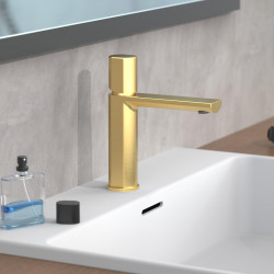 NEW YORK Waschtischarmatur, Gold matt