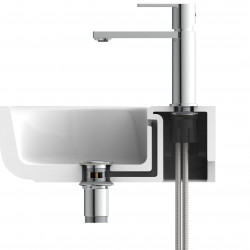 MANHATTAN Waschtischarmatur, Chrom