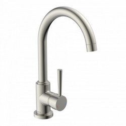 CORNWALL Sink mixer, stainless steel look